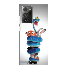 Силиконовый чехол с принтом Зоотрополіс для Samsung Galaxy Note 20 Ultra – Змея Зоо