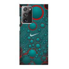 Силиконовый Чехол на Samsung Galaxy Note 20 Ultra с картинкой Nike (Найк зеленый)