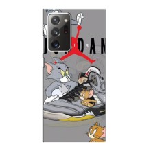 Силиконовый Чехол Nike Air Jordan на Самсунг Нот 20 Ультра (Air Jordan)