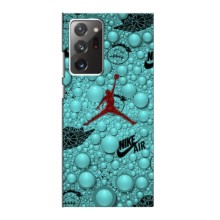 Силиконовый Чехол Nike Air Jordan на Самсунг Нот 20 Ультра – Джордан Найк