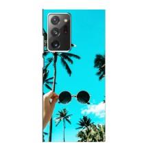 Силиконовый чехол с КАРТИНКАМИ лето для Samsung Galaxy Note 20 Ultra (AlphaPrint) (Взгляд лето)