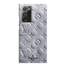 Текстурный Чехол Louis Vuitton для Самсунг Нот 20 Ультра – Белый ЛВ