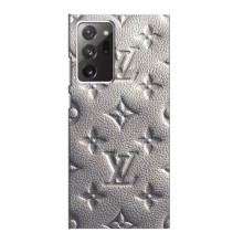 Текстурный Чехол Louis Vuitton для Самсунг Нот 20 Ультра (Бежевый ЛВ)