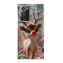 Яркий чехол для Samsung Galaxy Note 20 Ultra с Зимними Оленятами