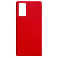 Силиконовый чехол Candy для Samsung Galaxy Note 20 – Красный