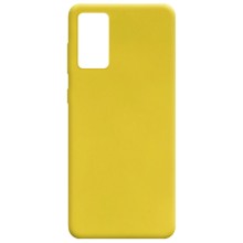 Силиконовый чехол Candy для Samsung Galaxy Note 20 – Желтый
