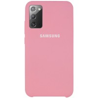 Чехол Silicone Cover (AAA) для Samsung Galaxy Note 20 – Розовый