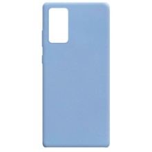 Силіконовий чохол Candy для Samsung Galaxy Note 20 – Блакитний