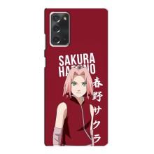 Чехлы Персонажи Аниме Наруто для Samsung Galaxy Note 20 (AlphaPrint) – Аниме Сакура