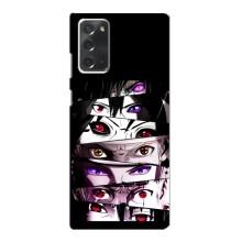 Чехлы Персонажи Аниме Наруто для Samsung Galaxy Note 20 (AlphaPrint) – Глаза Anime
