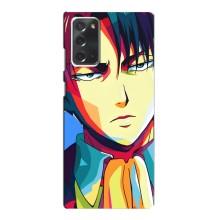 Чехлы Персонажи Аниме Наруто для Samsung Galaxy Note 20 (AlphaPrint) – Леви Аккерман