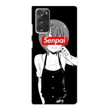 Чехлы Персонажи Аниме Наруто для Samsung Galaxy Note 20 (AlphaPrint) – Senpai