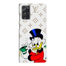 Чехлы для Samsung Galaxy Note 20 - Скрудж МакДак Louis Vuitton (PREMIUMPrint) (Баксы Скрудж)