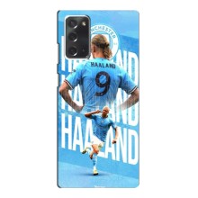 Чехлы с принтом для Samsung Galaxy Note 20 Футболист – Erling Haaland