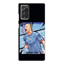 Чохли з принтом на Samsung Galaxy Note 20 Футболіст – гол Ерлінг Холанд