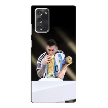 Чехлы Лео Месси Аргентина для Samsung Galaxy Note 20 (Кубок Мира)