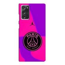 Чохли PSG для Samsung Galaxy Note 20 (AlphaPrint) (яскравий ПСЖ)