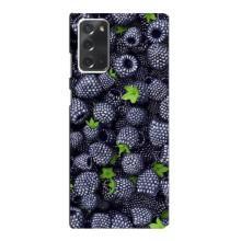 Чохли з фруктами для Samsung Galaxy Note 20 (VPrint) (Ожина)
