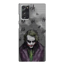 Чехлы с картинкой Джокера на Samsung Galaxy Note 20 (Joker клоун)