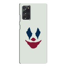 Чехлы с картинкой Джокера на Samsung Galaxy Note 20 (Лицо Джокера)