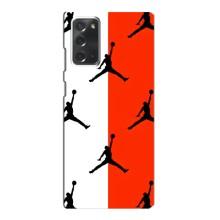Чохли для Samsung Galaxy Note 20 - з картинкою JORDAN (AlphaPrint) (Лого Джордан)