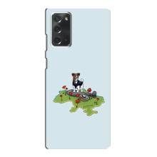 Чохли з картинкою собаки Патрон для Samsung Galaxy Note 20 (AlphaPrint) (Сапер Пес)