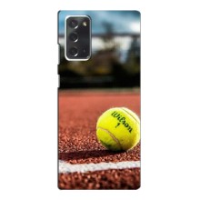 Чехлы с принтом Спортивная тематика для Samsung Galaxy Note 20 (Теннисный корт)