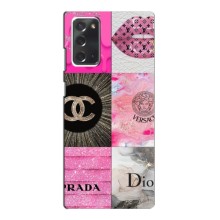 Чехол (Dior, Prada, YSL, Chanel) для Samsung Galaxy Note 20 – Модница