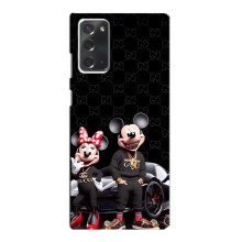 Чехол Disney Mouse Samsung Galaxy Note 20 (PREMIUMPrint) (Семья Маусов)