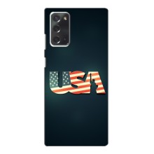 Чехол Флаг USA для Samsung Galaxy Note 20 (USA)