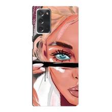 Чохол з друком для Samsung Galaxy Note 20 - (Мода) (AlphaPrint) (Макіяж)