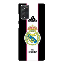 Чехол для Samsung Galaxy Note 20 с принтом – Лого Real Madrid