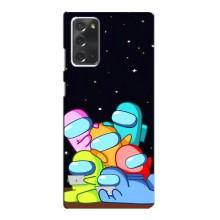 Чохли Амонг Ас для Samsung Galaxy Note 20 (AlphaPrint) (Скіни в космосі)