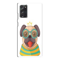 Бампер для Samsung Galaxy Note 20 с картинкой "Песики" – Собака Король