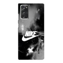 Чохол для Samsung Galaxy Note 20 - з принтом Найк (AlphaPrint) (Лого Найк)