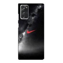 Чохол для Samsung Galaxy Note 20 - з принтом Найк (AlphaPrint) (Найк червоний)