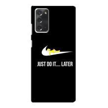 Чjхол з Сімпсонами для Samsung Galaxy Note 20 (VPrint) (Гомер Later)