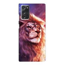 Чохол з картинкою ЛЕВ для Samsung Galaxy Note 20 (VPrint) (Красочний Лев)