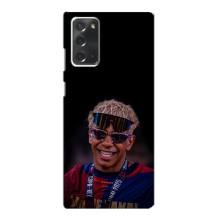 Чехол с футболистом Ламин Ямаль Samsung Galaxy Note 20 (Yamal 19)