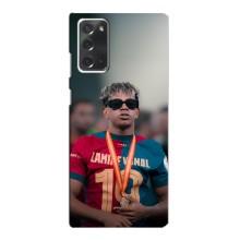 Чехол с футболистом Ламин Ямаль Samsung Galaxy Note 20 (Ямаль Барса)