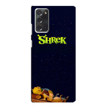 Чехол с мультфильмом Шрек на Samsung Galaxy Note 20 – Шрек лого