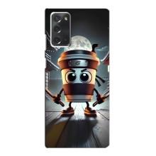 Чохол з мемом Тралалело тралала на Samsung Galaxy Note 20 (Капучіно асасіно)