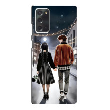 Чехол с дизайном Венздей 2 на Samsung Galaxy Note 20 – Уэнсдей и Тайлер