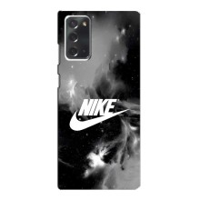 Чехол с логотипом Найк на Samsung Galaxy Note 20 – Найк дымчатый