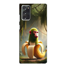 Чехол с мемами тралалело тралала для Samsung Galaxy Note 20 – Шимпанзини бананини