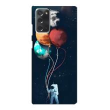 Космічні Чохли для Самсунг Галаксі Ноут 20 (VPrint) (Планети кульки)