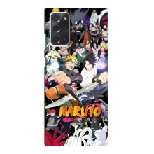Купить Чехлы на телефон с принтом Anime для Самсунг Нот 20 (Наруто постер)