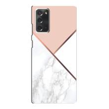 Мраморний чехол на Samsung Galaxy Note 20 (VPrint) (Тройний мрамор)