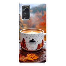 Чохол з унікальним дизайном 'Осінь з кавою' для Samsung Galaxy Note 20 – Кава на природі