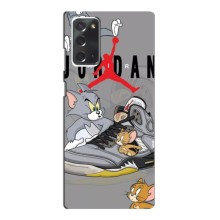 Силиконовый Чехол Nike Air Jordan на Самсунг Нот 20 (Air Jordan)